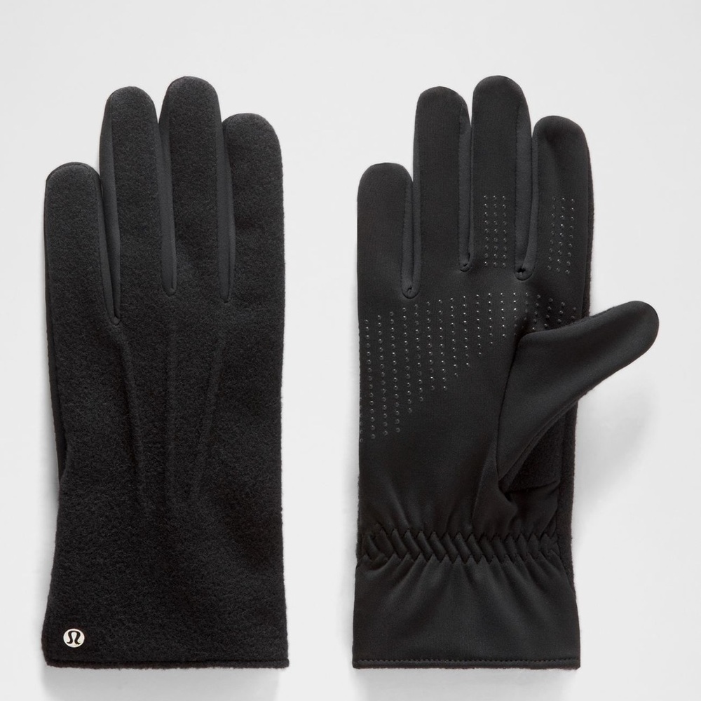 NWT Men's Wool Gloves BLK L